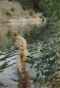 Anders Zorn huttrande flicka Spain oil painting artist